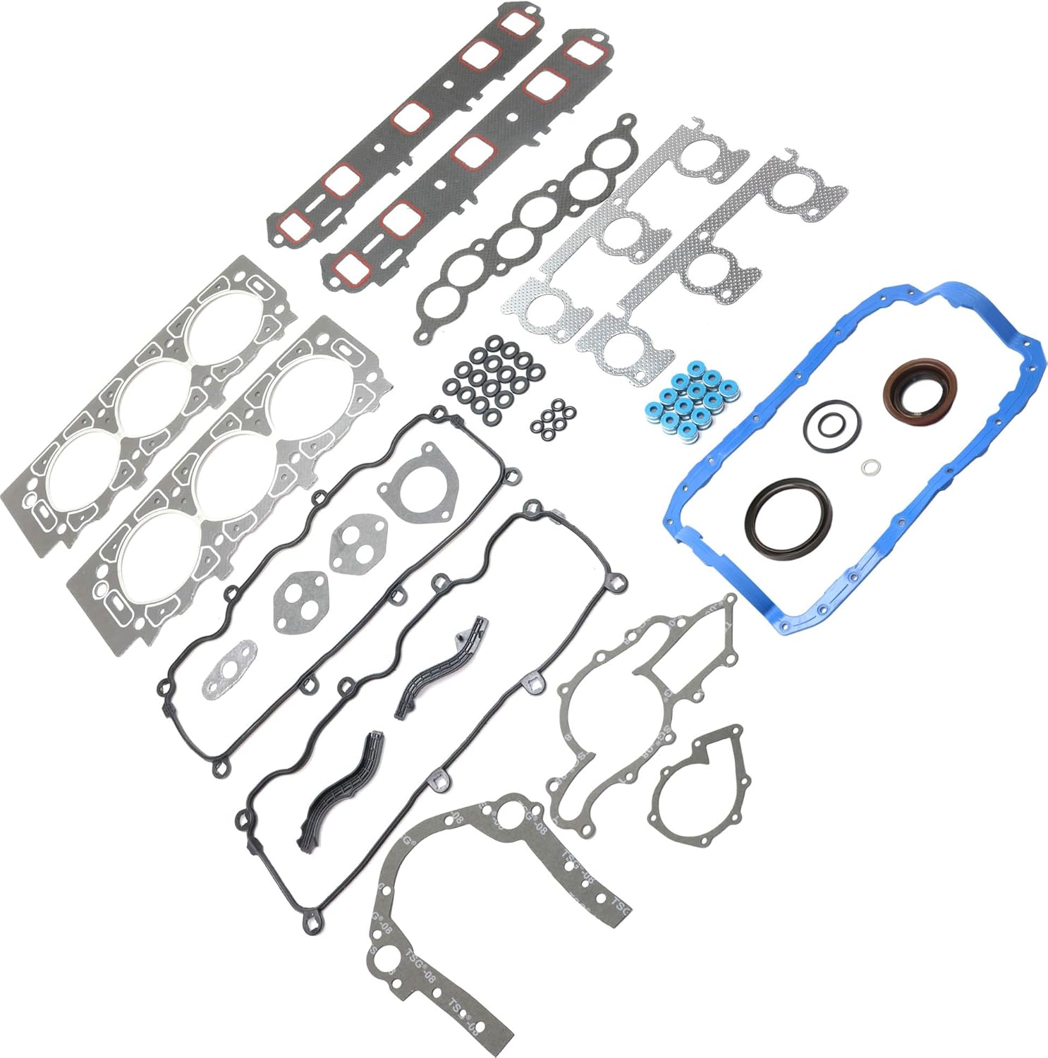 APDTY 172493 Engine Gasket Set 2-pc Kit w/Cylinder Head Gasket Engine Conversion Gasket Set