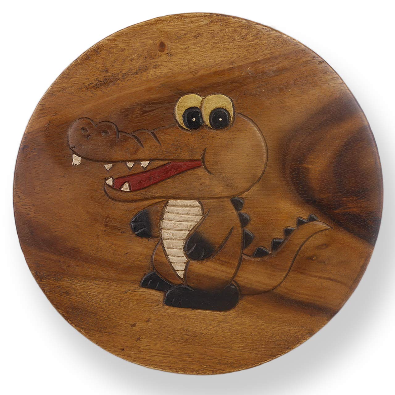 ART-CRAFT Vielseitiger Kinderhocker Holzhocker rund aus Mass