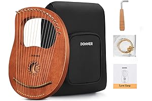 Donner Irish Lyre, Ancient Greece Style Stringed Instrument