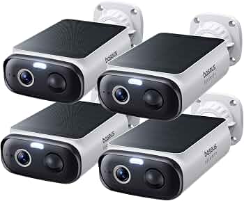 Amazon.com: Baseus Solar Security Cameras Wireless Outdoor S1 Lite