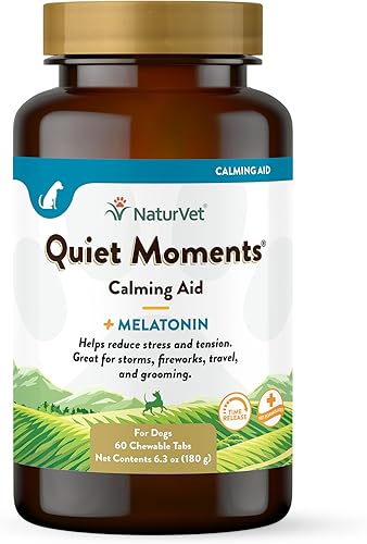 Vista 38 de NaturVet Quiet Moments - Suplemento en aerosol calmante a base de hierbas para perros, ideal para automóviles, jaulas de perros, nuevos entornos