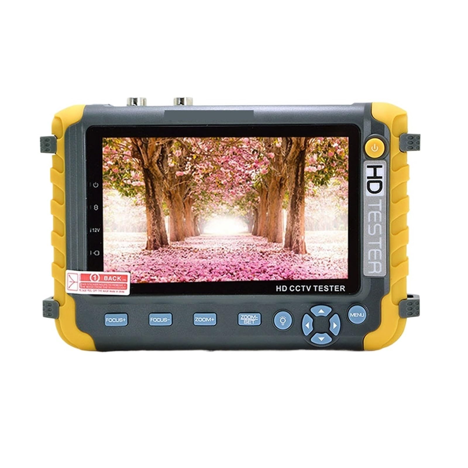 CCTV Tester, 5inch Cctv Tester 8mp TVI CVI AHD 4-in-1 Camera Video, Monitor Potable IV8W IV8C VGA PTZ Controller(IV8W)
