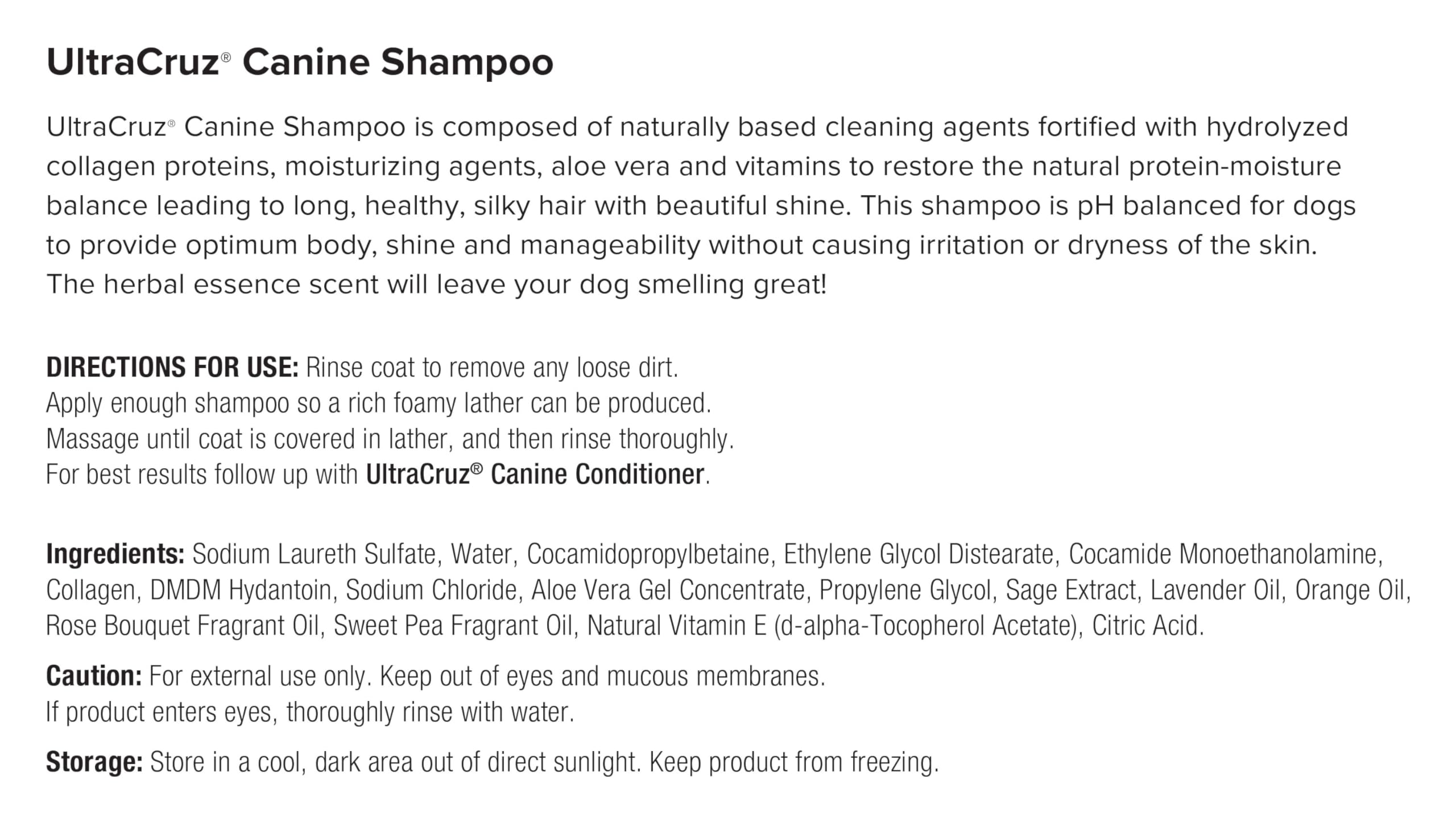 UltraCruz Hunde Shampoo