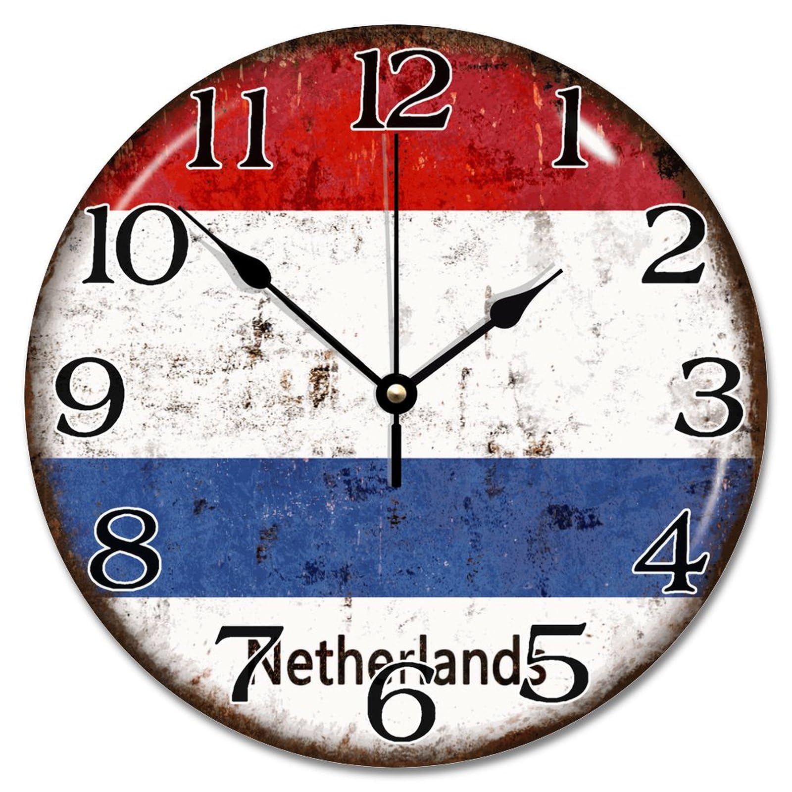 Horloge murale bois Pays-Bas : le cadeau souvenir vintage idéal pour ami étranger et expatrié