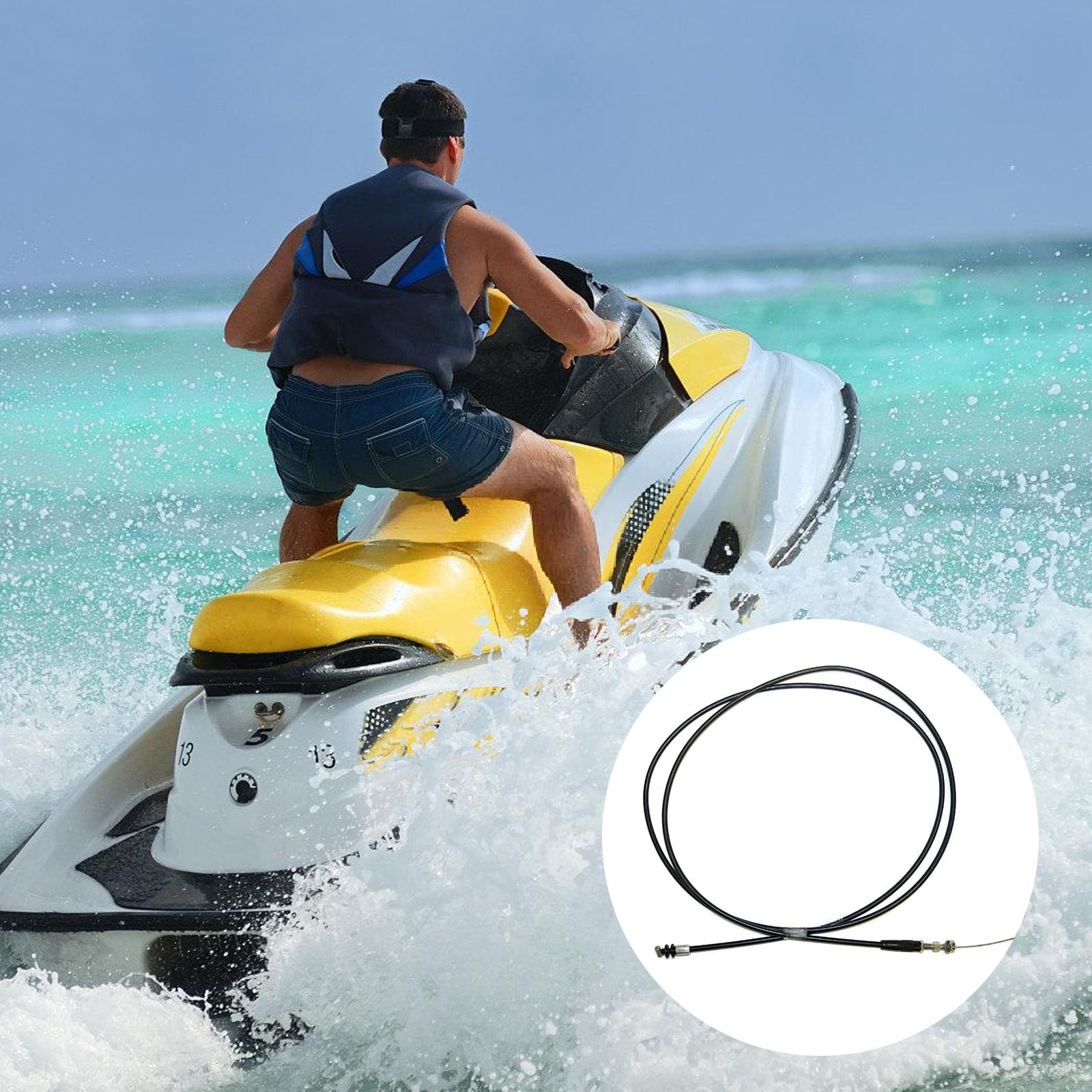 277001170 277001122 277001113 277001083 Cavo di controllo dell'acceleratore per migliorare la precisione della velocità e la manipolazione nel cavo acceleratore per sport acquatici