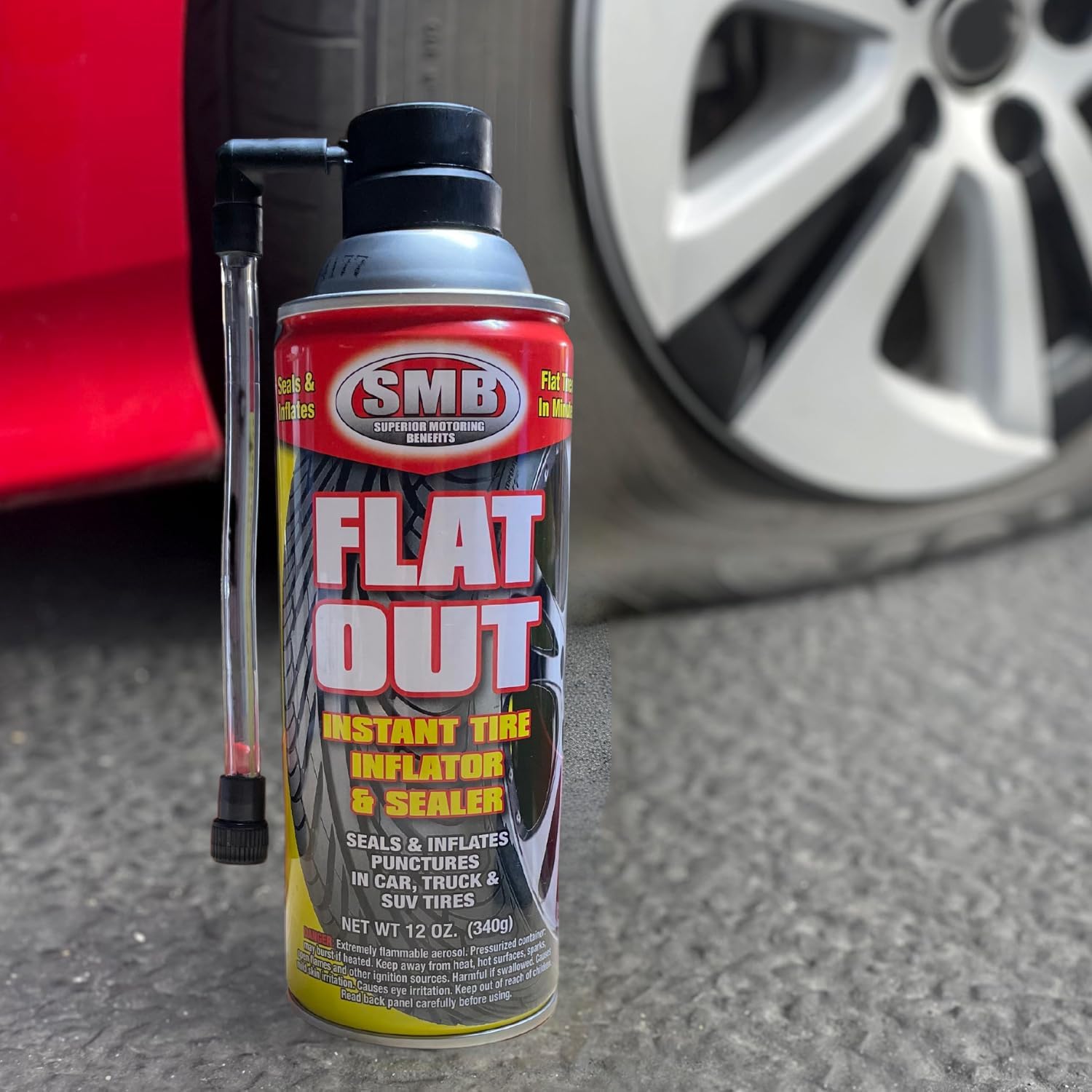 Flat Out Tire Inflator Sealer (6, 72)