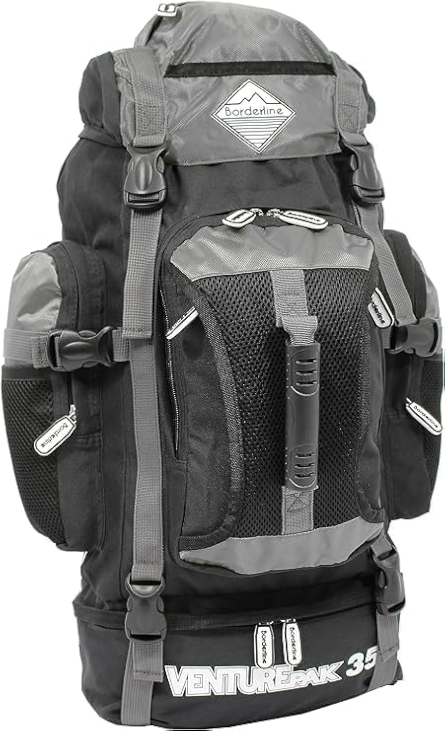 Lightweight Hiking Backpack with 35L Capacity, Water Resistant Material, Multiple External Pockets