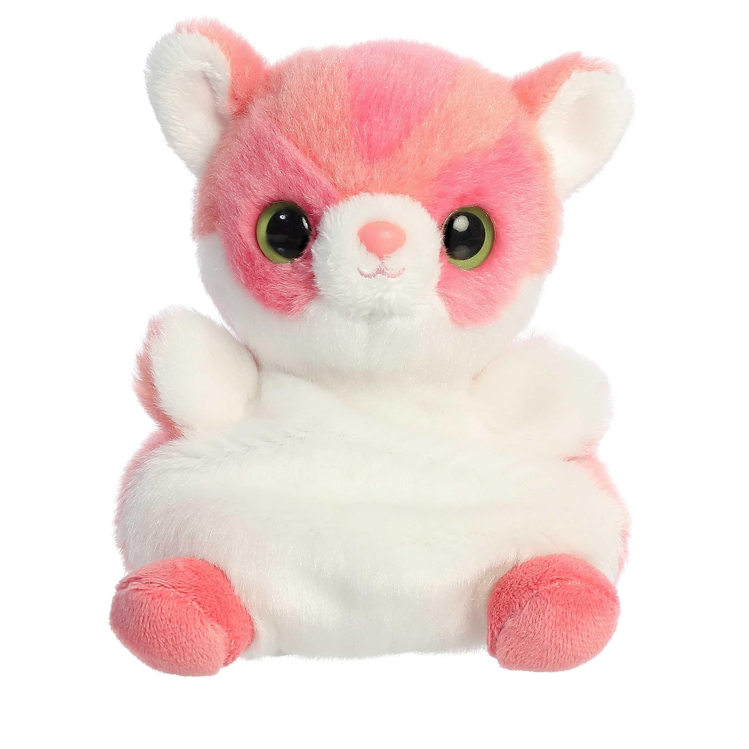 Aurora® Vibrant Yoohoo® Palm Pals™ Shooga™ Stuffed Animal - Eye-Catching Display - Whimsical Cuteness - Pink 5 Inches