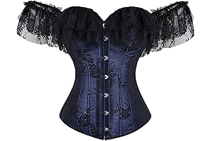 Exquisite Royal Blue Corset: Adorn an Enchanting Renaissance Silhouette