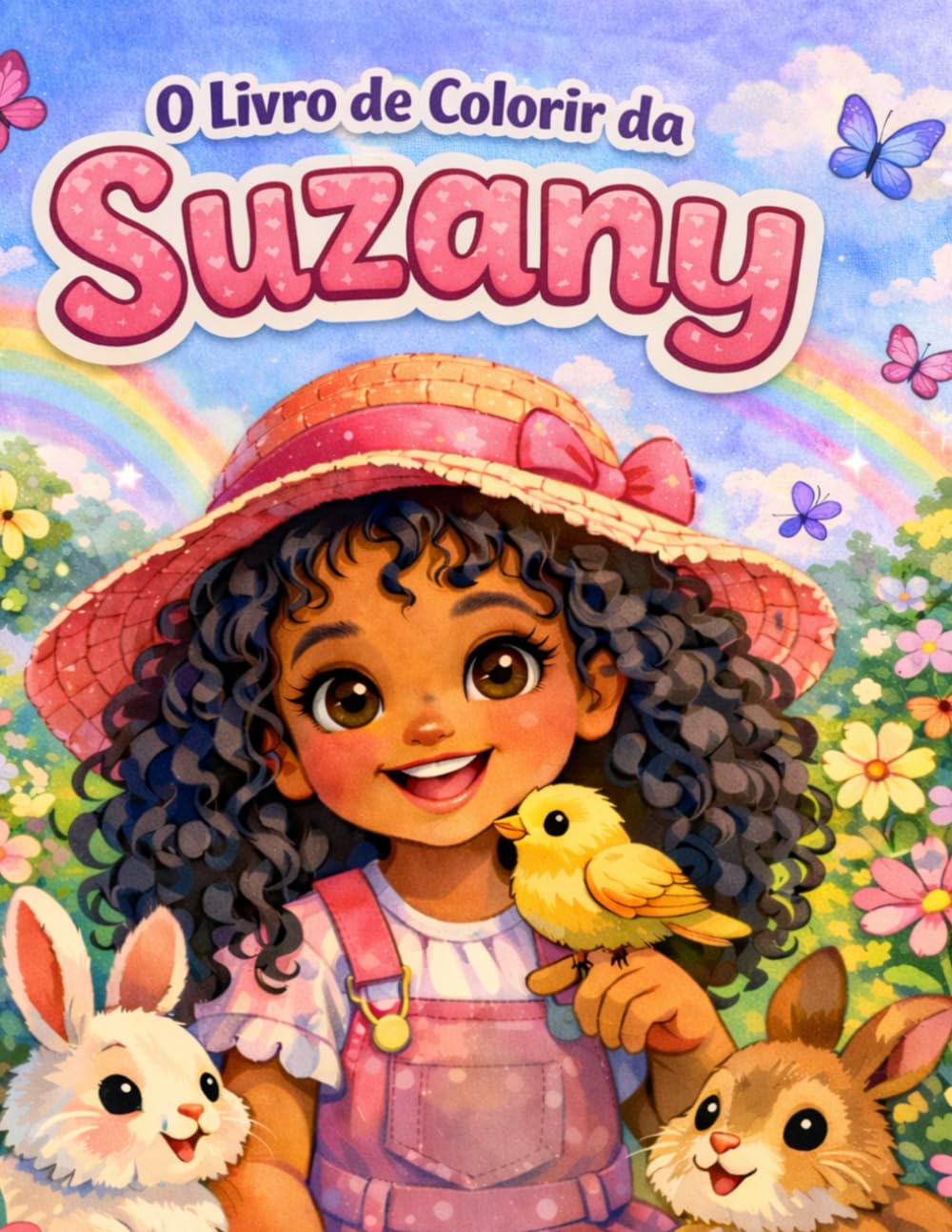 as aventuras de suzany no jardim encatado: livro de colorir com suzany e suas aventuras