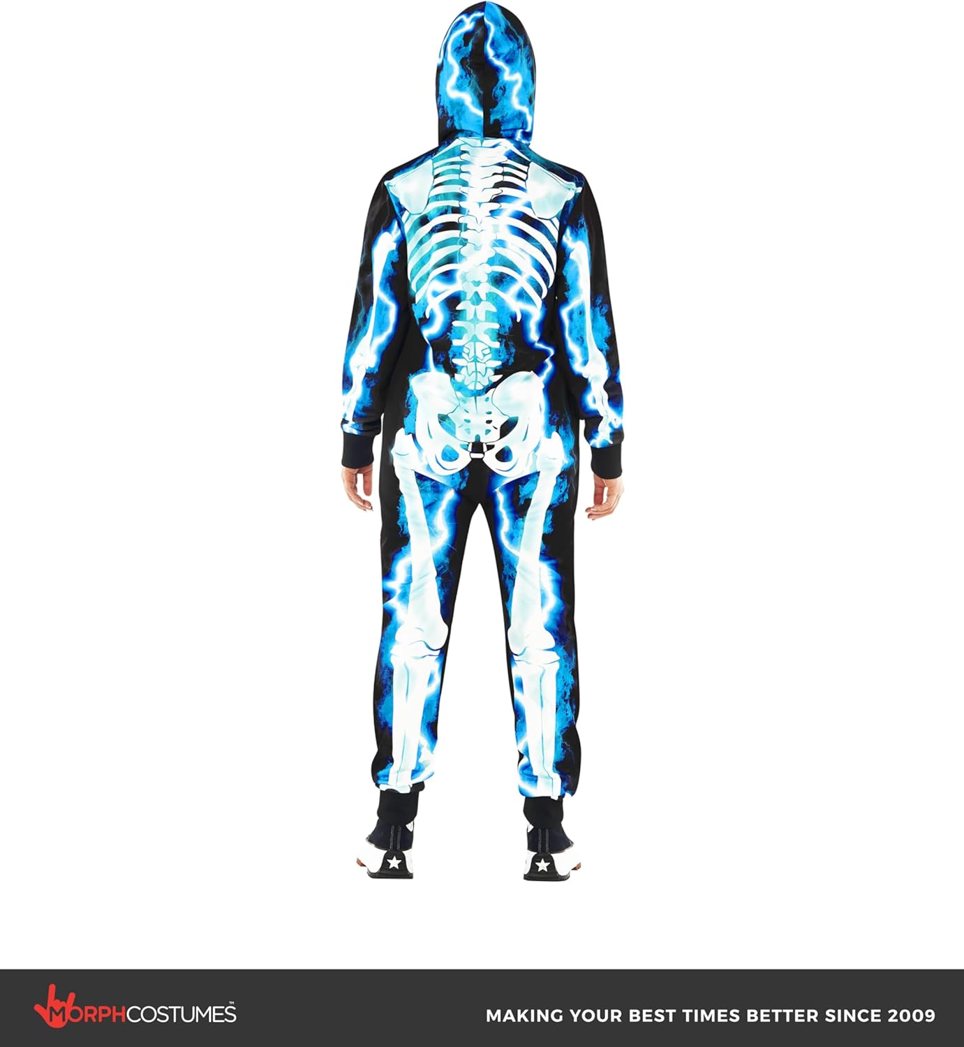 Morph Skeleton Costume Women, Skeleton Jumpsuit Womens, Halloween Costume Adult Women - Image 5
