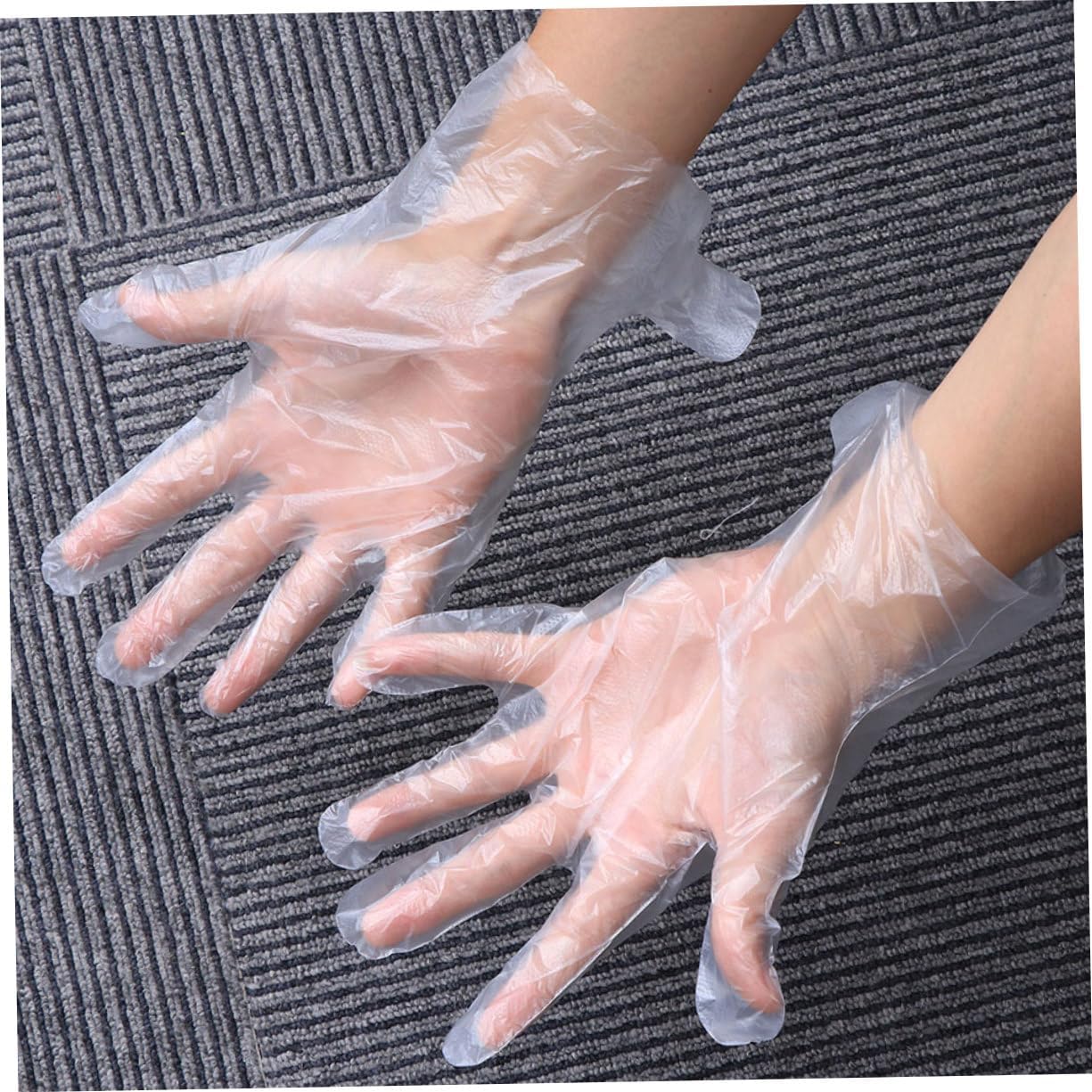 ARTIBETTER 200pcs Foot Covers Spa Gloves Pe Material Safe for Foot Care and Pampering for Home Salon Use