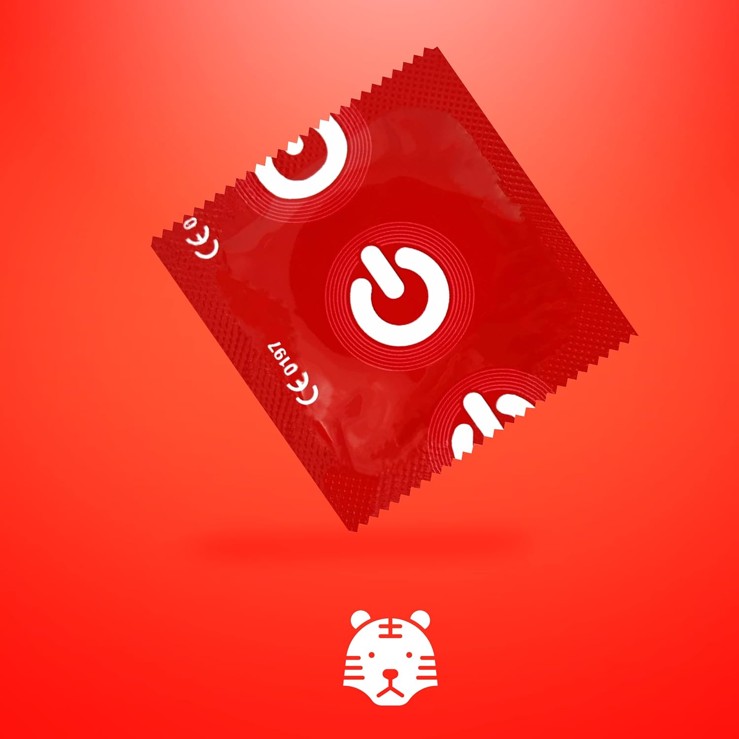 ON Little Tiger Condoms I 49mm Wide I Pack of 100 I Extra Thin Premium Condoms I with Silicone Lubricant I Wall Thickness of 0.07mm I Vegan Condoms for Men - Image 5