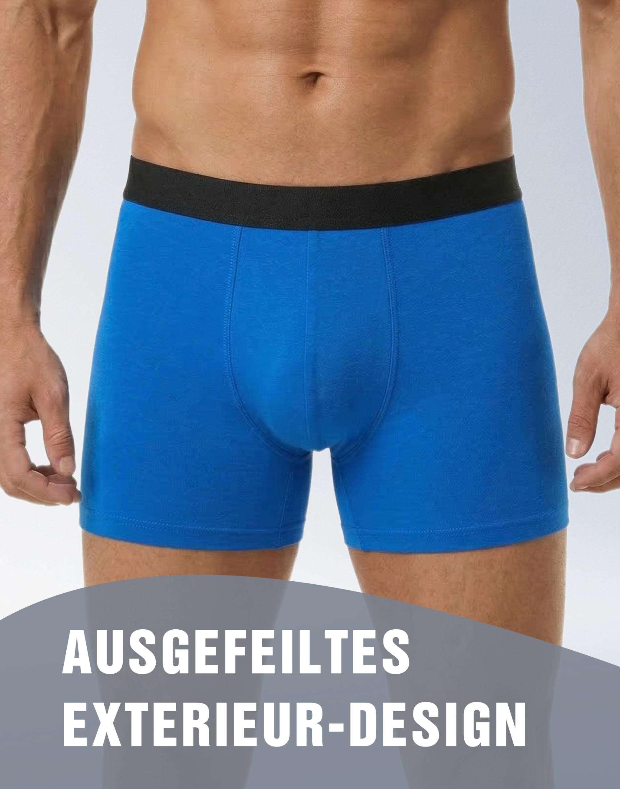 Inkontinenz Pants Männer 3er Pack,Waschbare Baumwolle Boxershorts Mit Saugfähigen Einlagen,Wiederverwendbare Auslaufsichere Underwear,Geruchsbekämpfung & Nachsorge(Multicolor01,L)