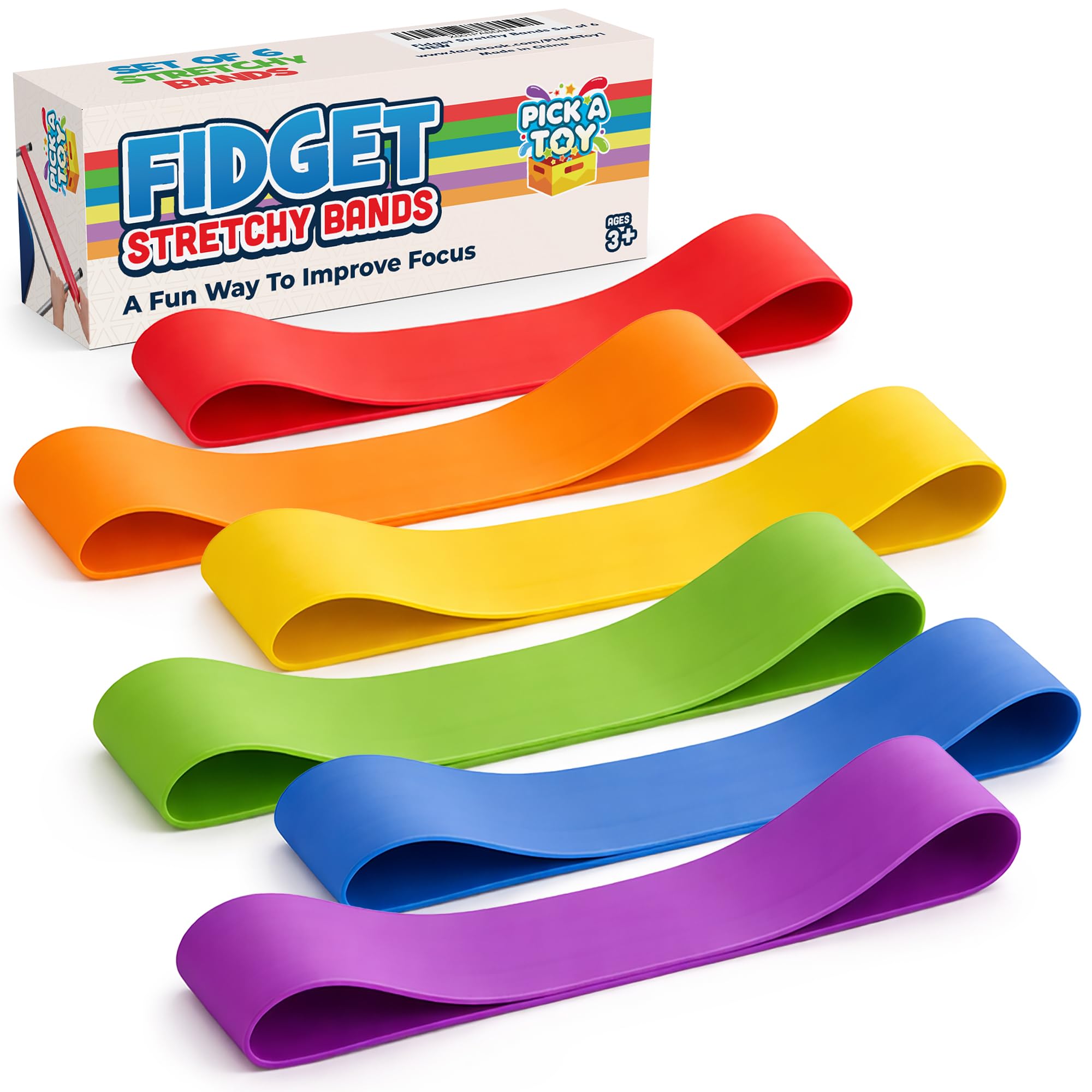 Pick A Toy Chair Bands 6-Pack