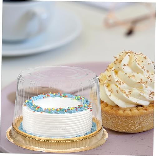 Miniatura 4 de Didiseaon Caja de 20 piezas para tartas, cajas de cupcakes, soportes para pasteles con tapa, contenedor de plástico con tapa, cajas para tartas,