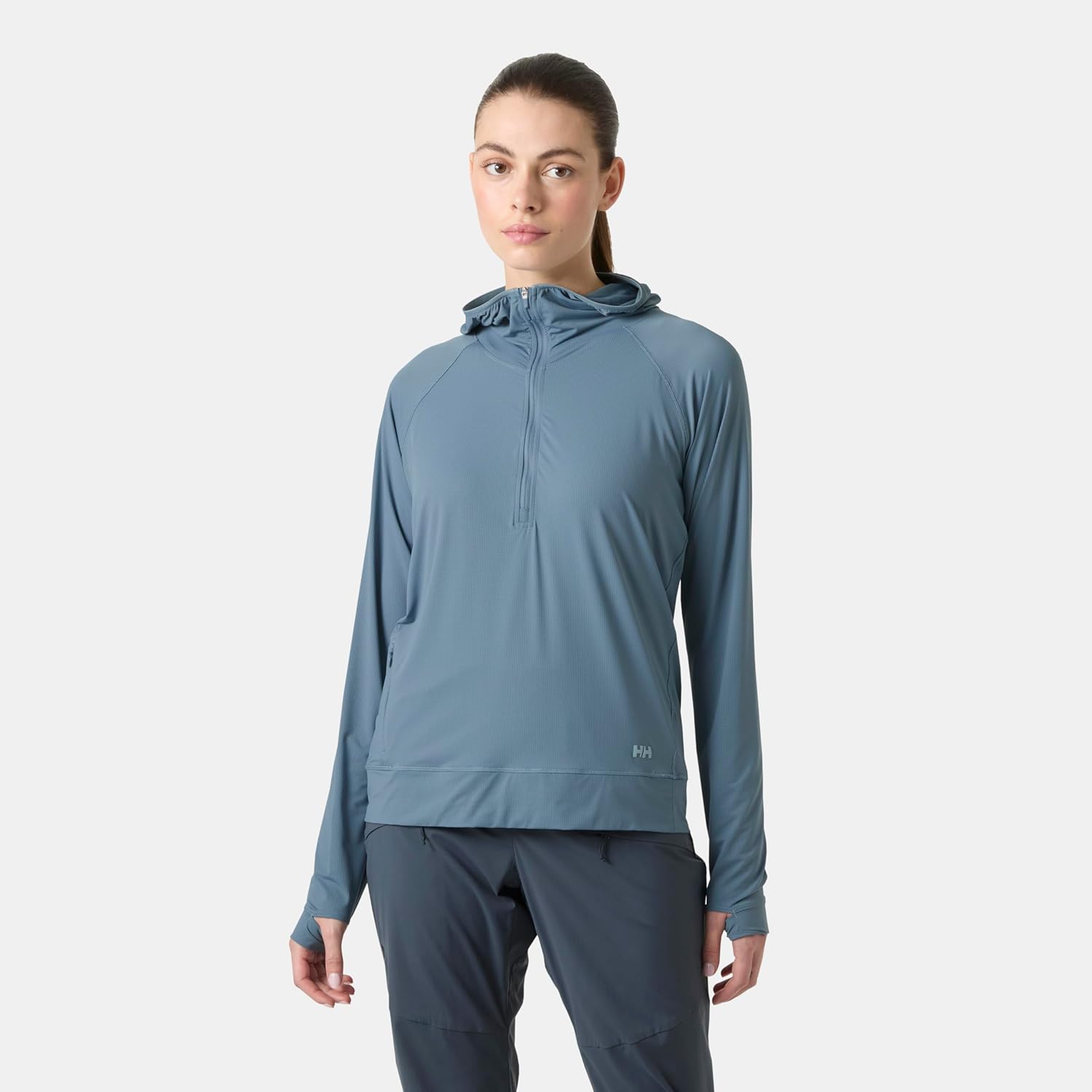 Helly-Hansen Shine Solen 1/2 Zip Hoodie for Women - Versatile Performance Shirt, Lightweight & Breathable