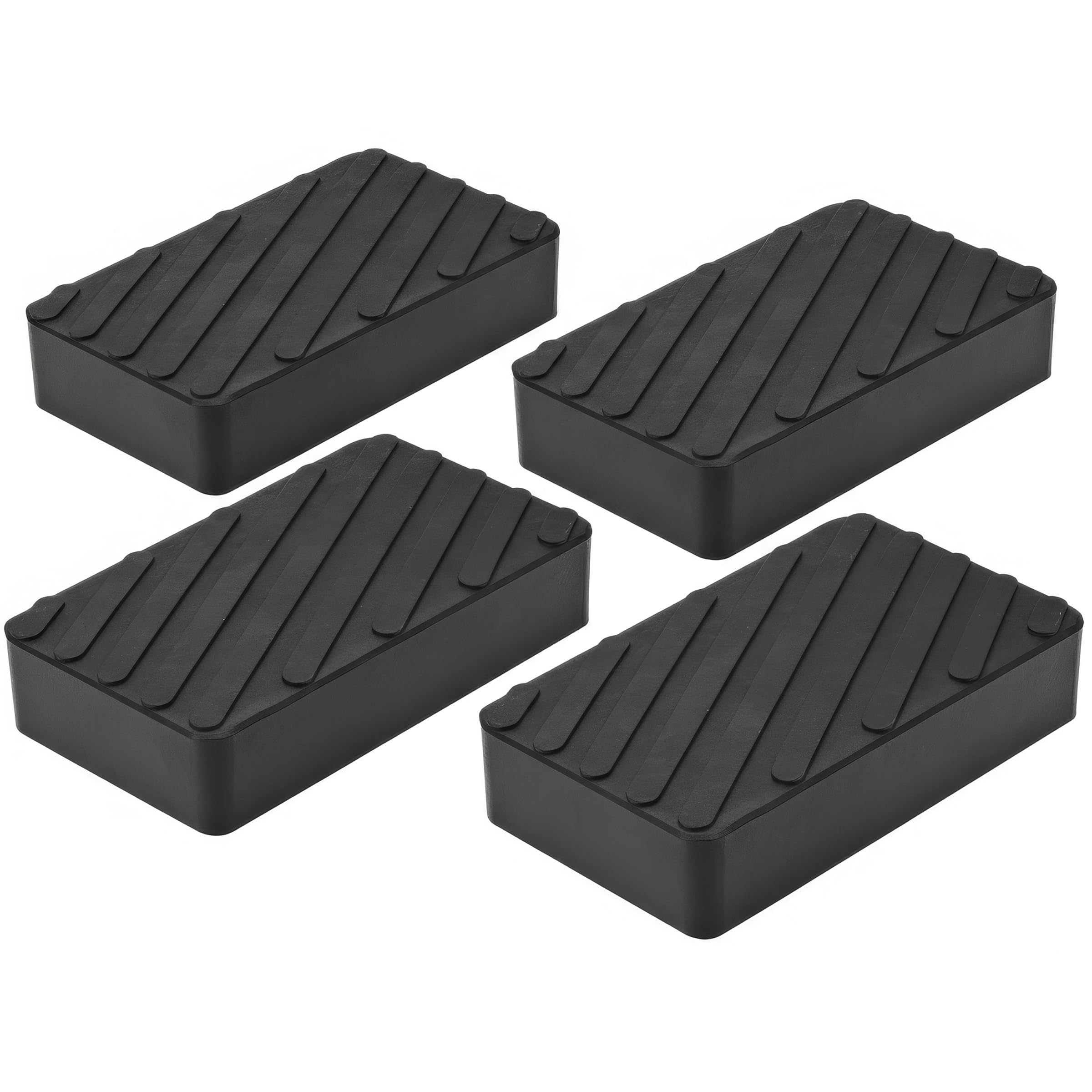 Stix 4 Cales en Caoutchouc pour Cric 200 x 113 x 42mm Protection de Voiture P3