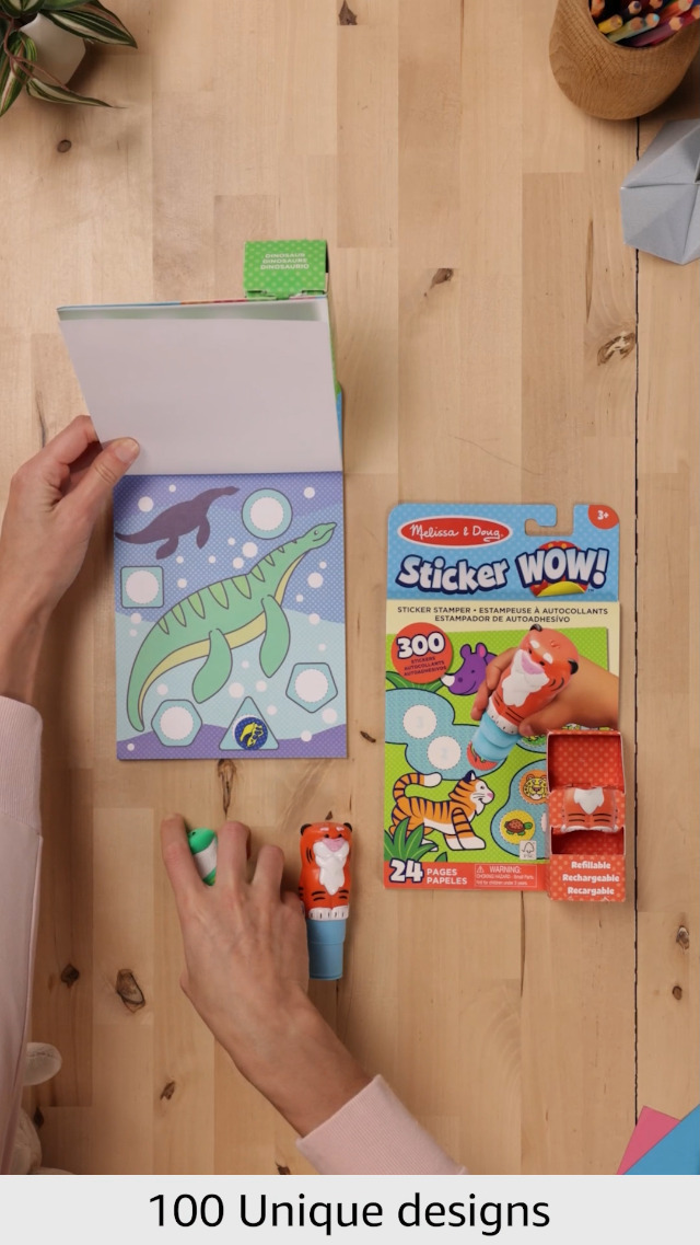 Köp Melissa & Doug Sticker Wow! Refill Klistermärken (Dinosaurie) på