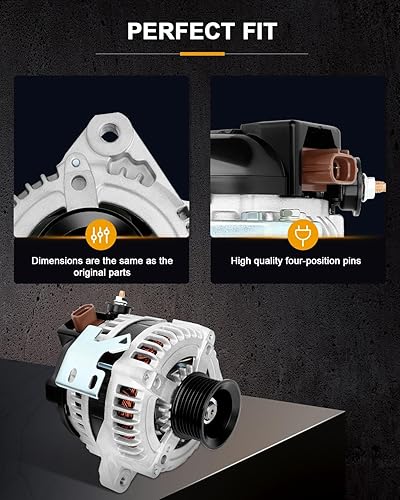Vista 112 de ROADFAR Reemplazo del alternador para Toyota 2006-2008 para RAV4 11201
