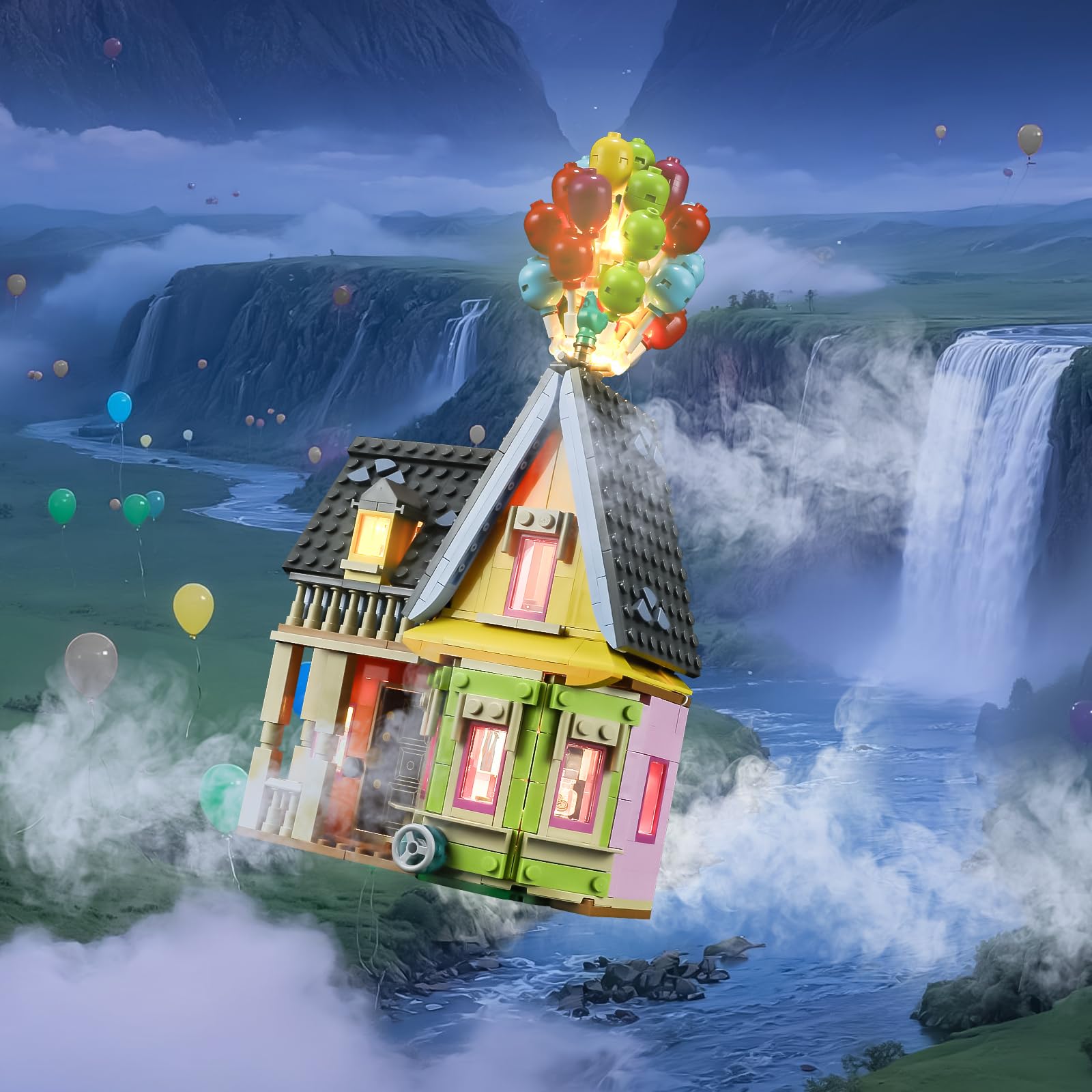 LED Light for Lego-43217 Disney Up House Building Blocks Model (Lego Set NOT Included)