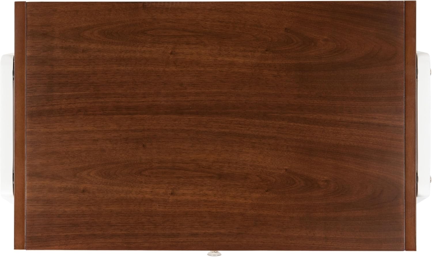 SAFAVIEH Home Collection Winchester Bedroom-Living-Room Accent Side Table Storage Nightstand NST1400B, Walnut/White