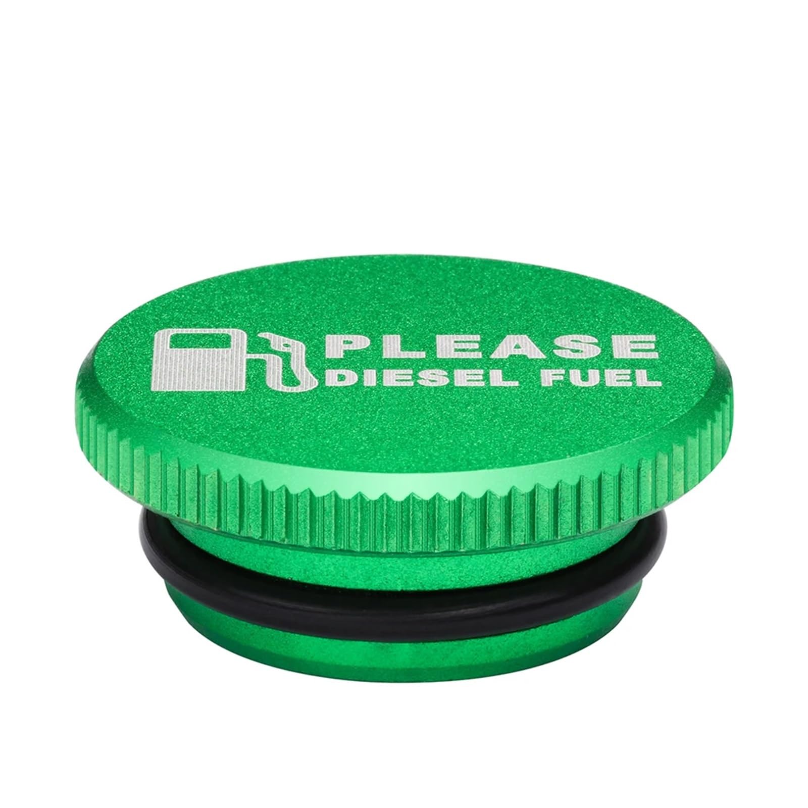 Cap Zbiornika Zielony aluminiowy magnetyczny korek wlewu paliwa Diesel pasujący do Diesel 2013-2017 Dodge Ram (zielony korek) korek wlewu samochodowego