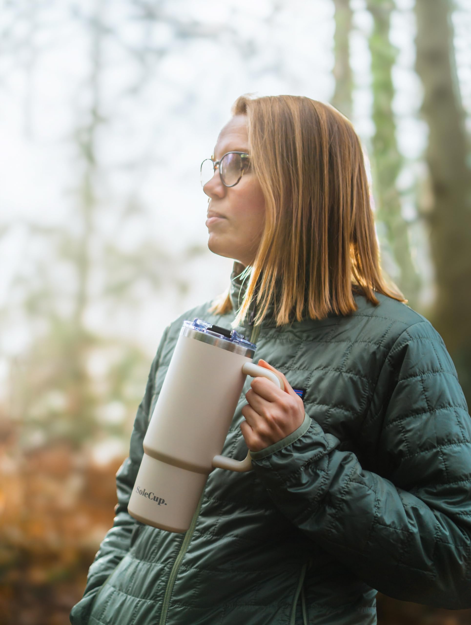 SoleCup. 30oz Travel Mug with Handle, Lid and Two Straws, Drinks Stay Hot for 8 Hours and Cold for 24 Hours - Image 3