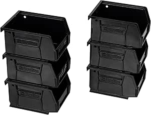 Akro-Mils 30210 AkroBins Plastic Hanging Stackable Storage Organizer Bin 5-In