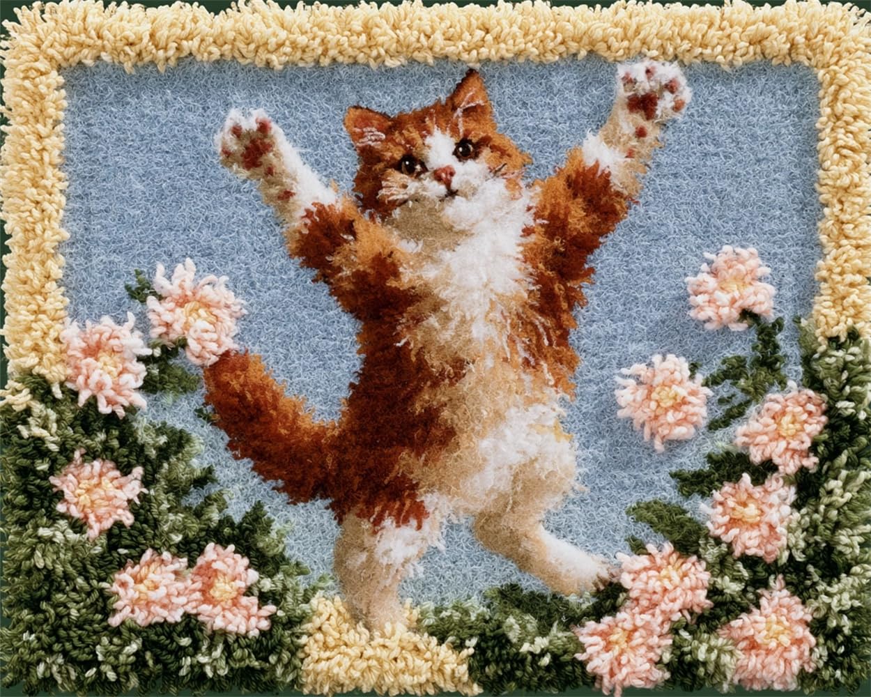 FWRTYCB Latch Hook Kitsdancing cat