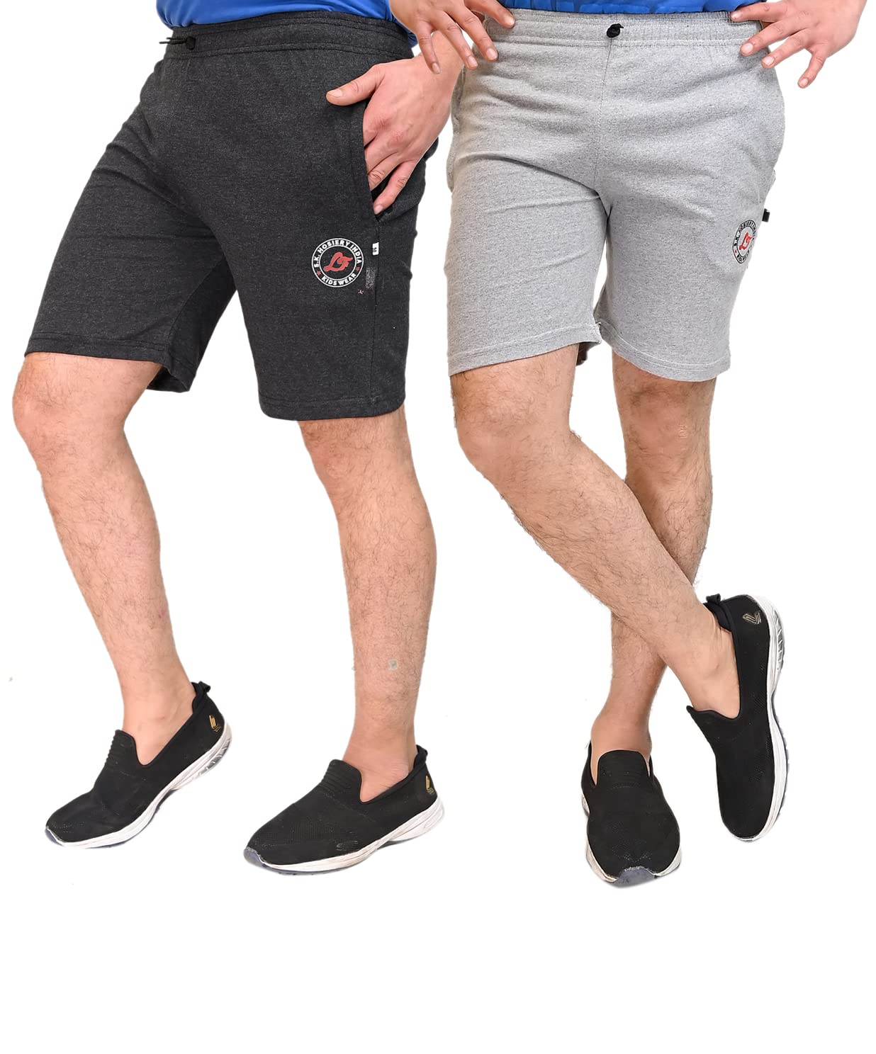 Men’s Cotton Shorts Pack of 2 | Regular Fit Summer Shorts for Men | Soft & Breathable Fabric | Gym Shorts | Sports Running Shorts | Elastic Waist Casual Lounge Wear Comfortable Shorts-image-20