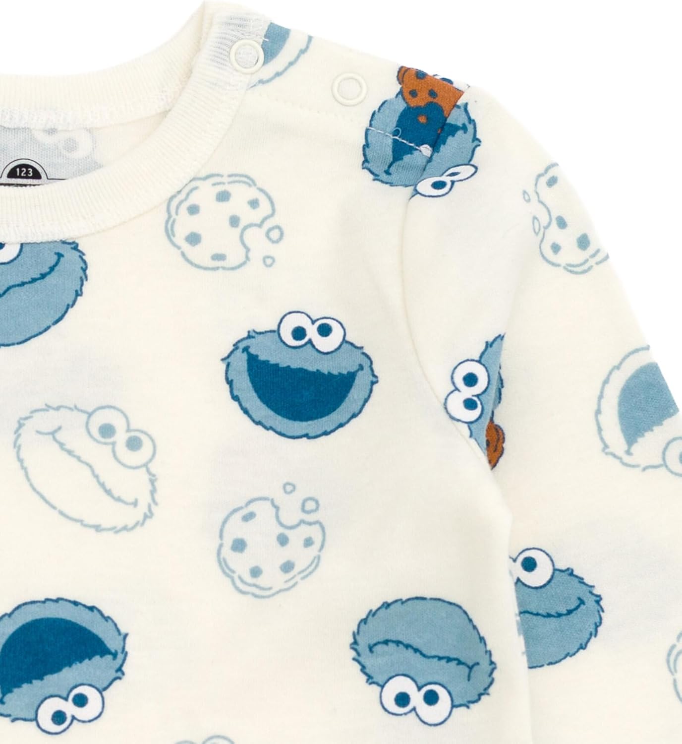 Sesame Street Baby Corduroy Ribbed Overall and T-Shirt Outfit Set Newborn to Infant Sizes (Newborn - 24 Months) - Image 4