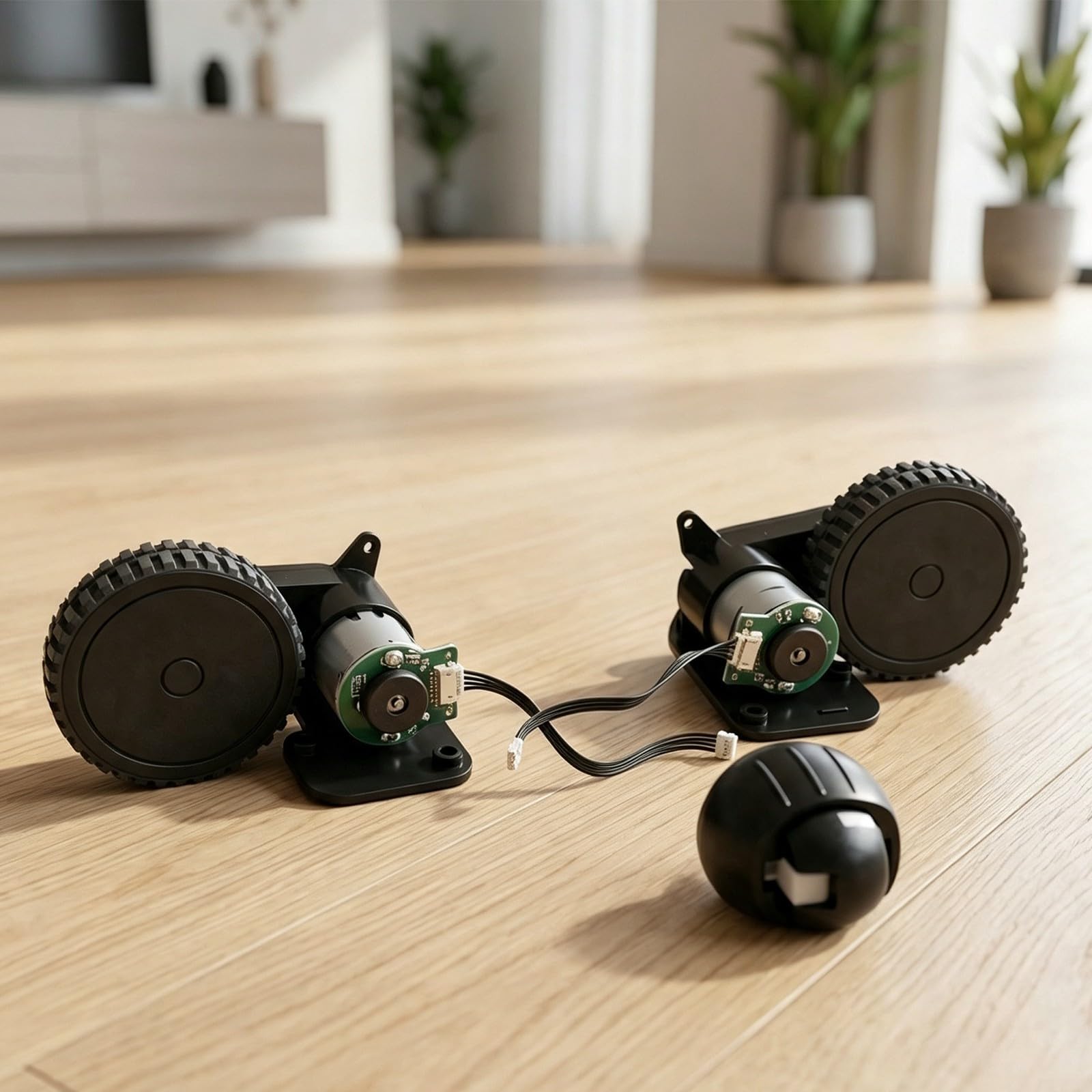 Ruote Ricambio Robot Aspirapolvere 3 Silenziose Ruote Ricambio