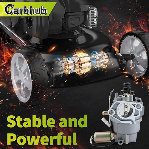 Miniatura 4 de Carbhub 951-05149 Carburador para Cub Cadet 4P90JUC 4P90JUE 420cc 4P90MUC 4P90MUD CC760ES CC30 Carburador, para Husky 13W277SS031 13W277SS231