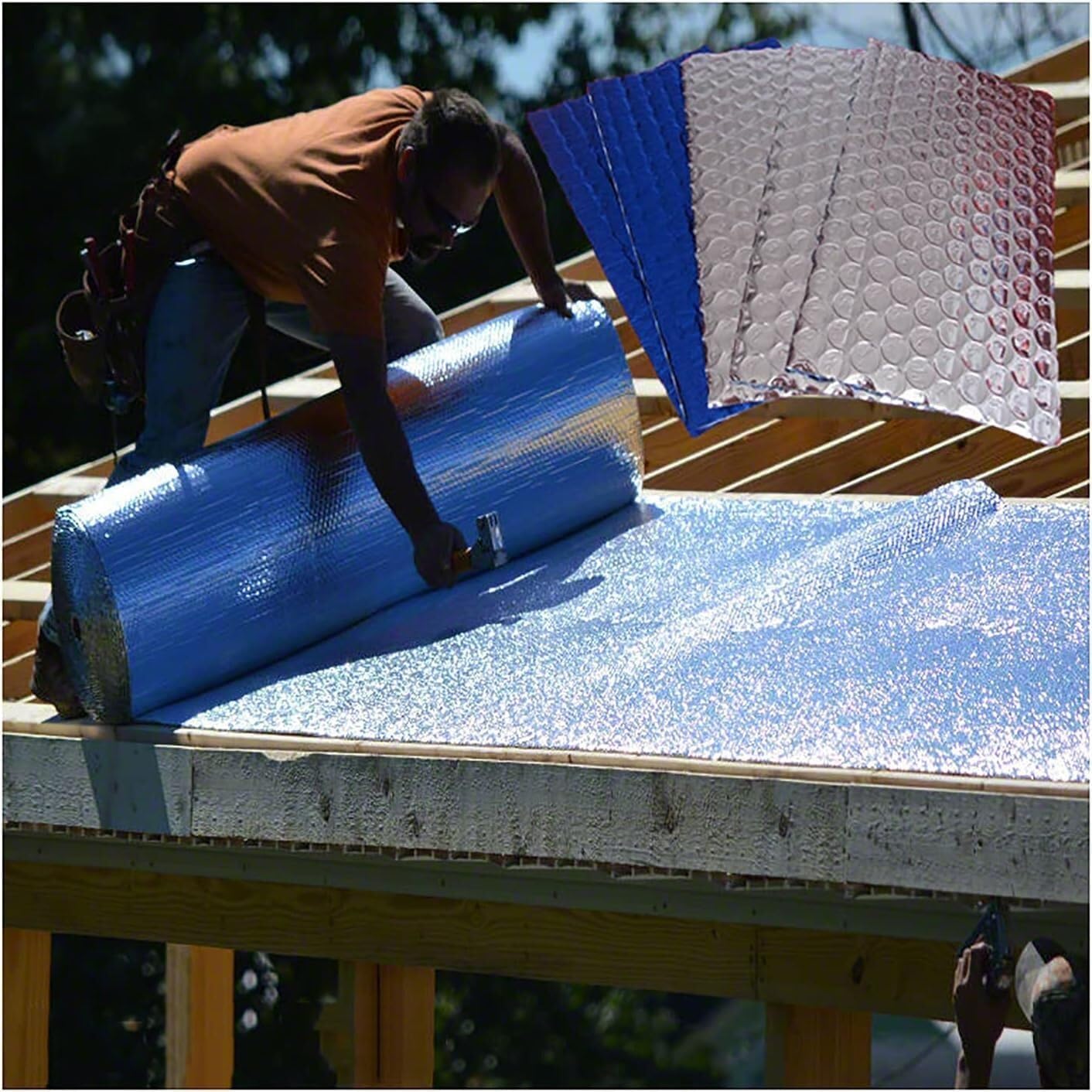 Insulation Films Foam Insulation Films Insulation Films for Walls, Floors and Roofs(15m)