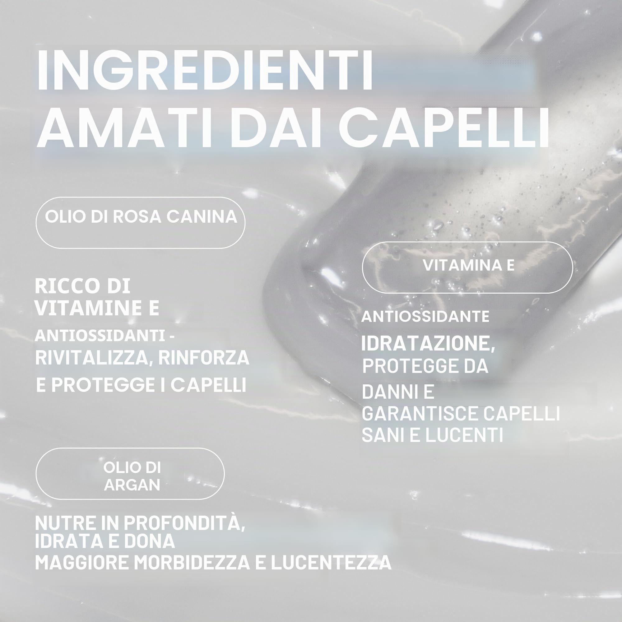 POMÉLO + CO. Set Repair Vanilla 4 Pezzi - capelli secchi e danneggiati | shampoo conditioner maschera pre doccia e siero - per chioma lucente curata e sana quotidianamente insieme