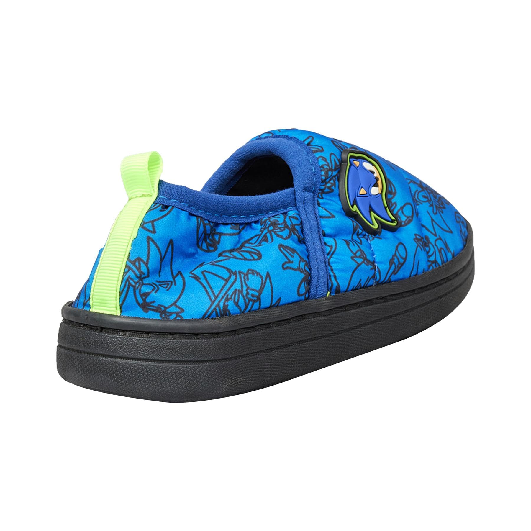 Sonic The Hedgehog Pantuflas para niños y niñas, zapatos cálidos para interiores – Sonic 28386 Slipper 1/2 UK