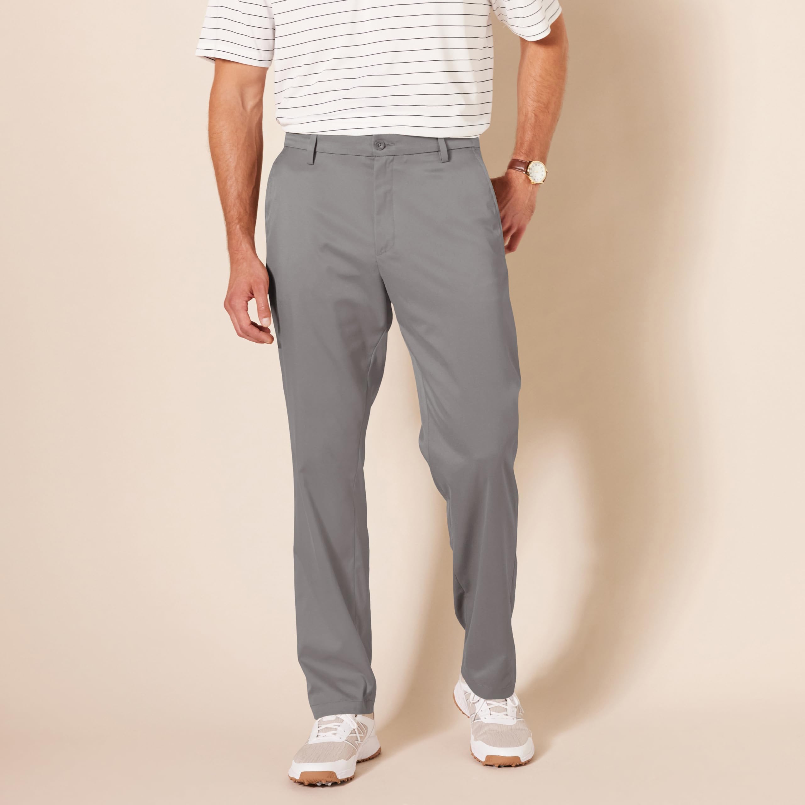 Amazon Essentials Pantalon de Golf Gardant son Extensibilité Toute la Journée, Coupe Classique Homme
