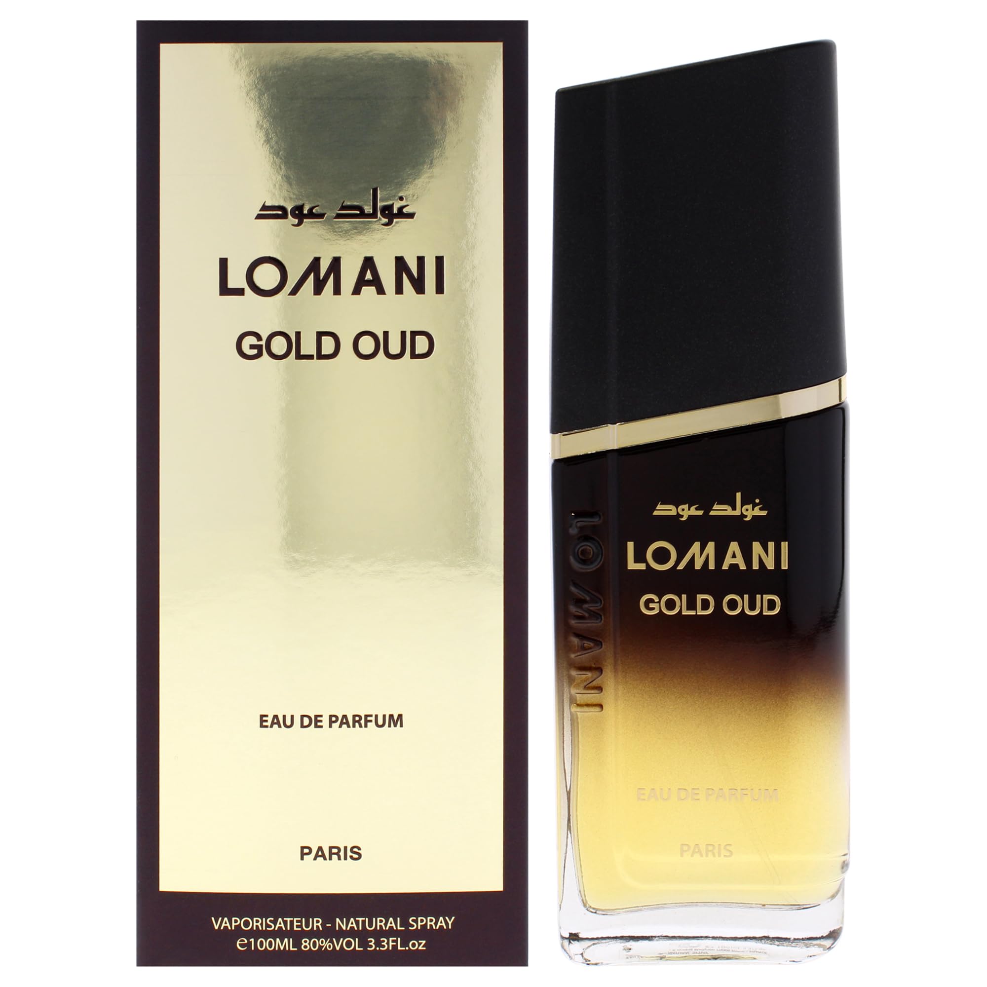 Gold Oud by Lomani for Men - Spray EDP de 93.6 g