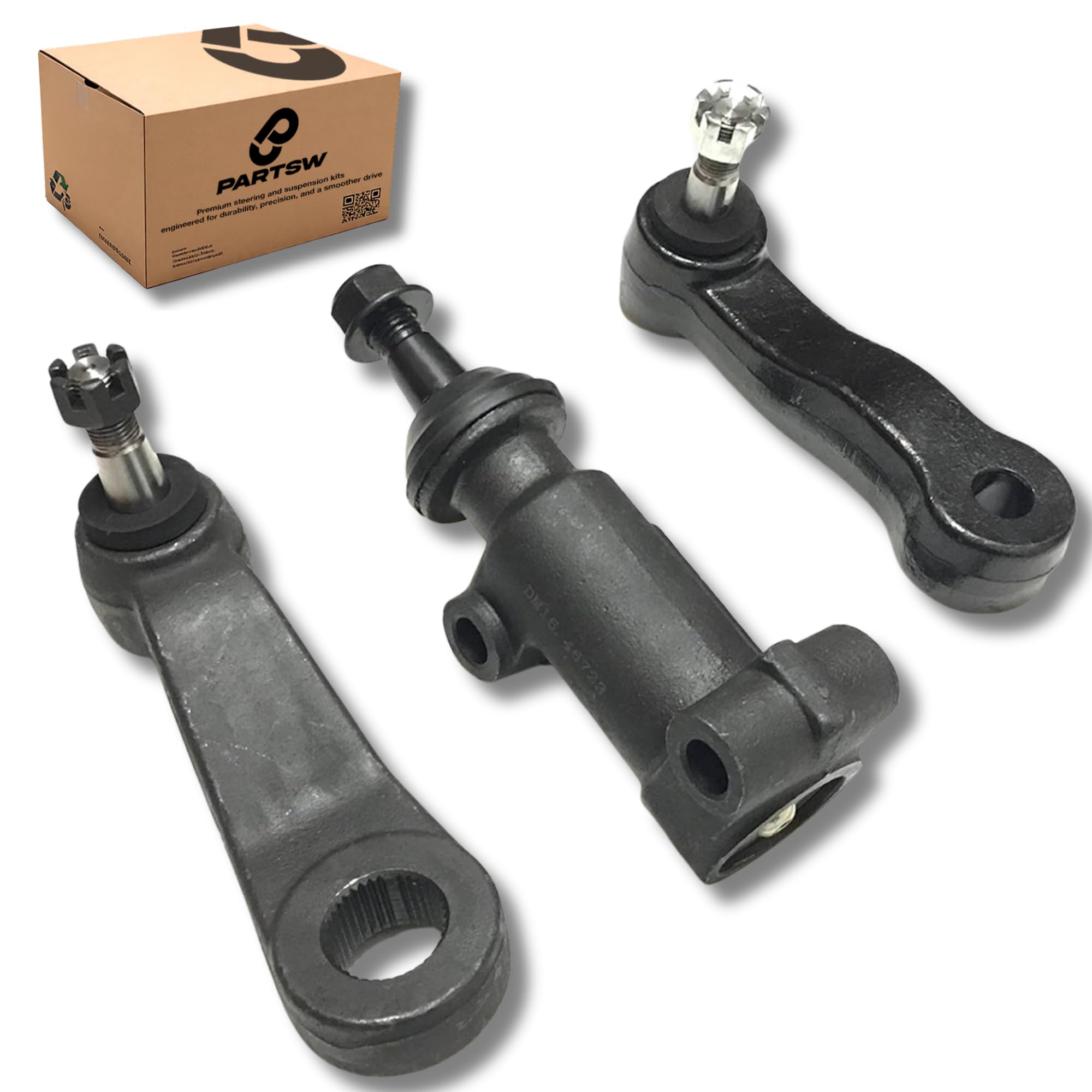 Amazon.com: Partsw - Kit de dirección de 3 piezas con brazo tensor