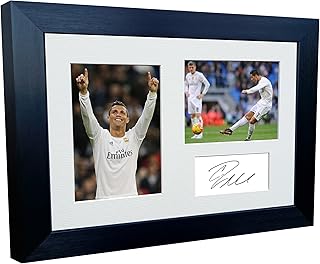 Autogrammkarte Christiano Ronaldo Real Madrid Foto Memorabilia A4
