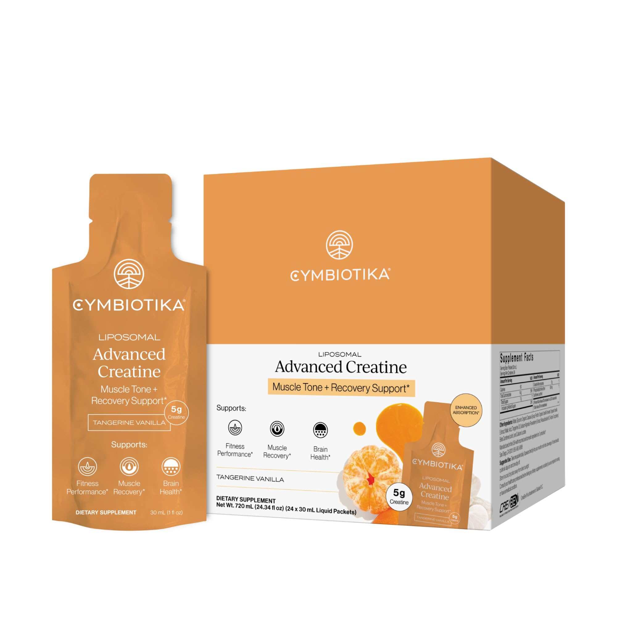 CYMBIOTIKA Liposomal Creatine 5g for Muscle Recovery & Performance