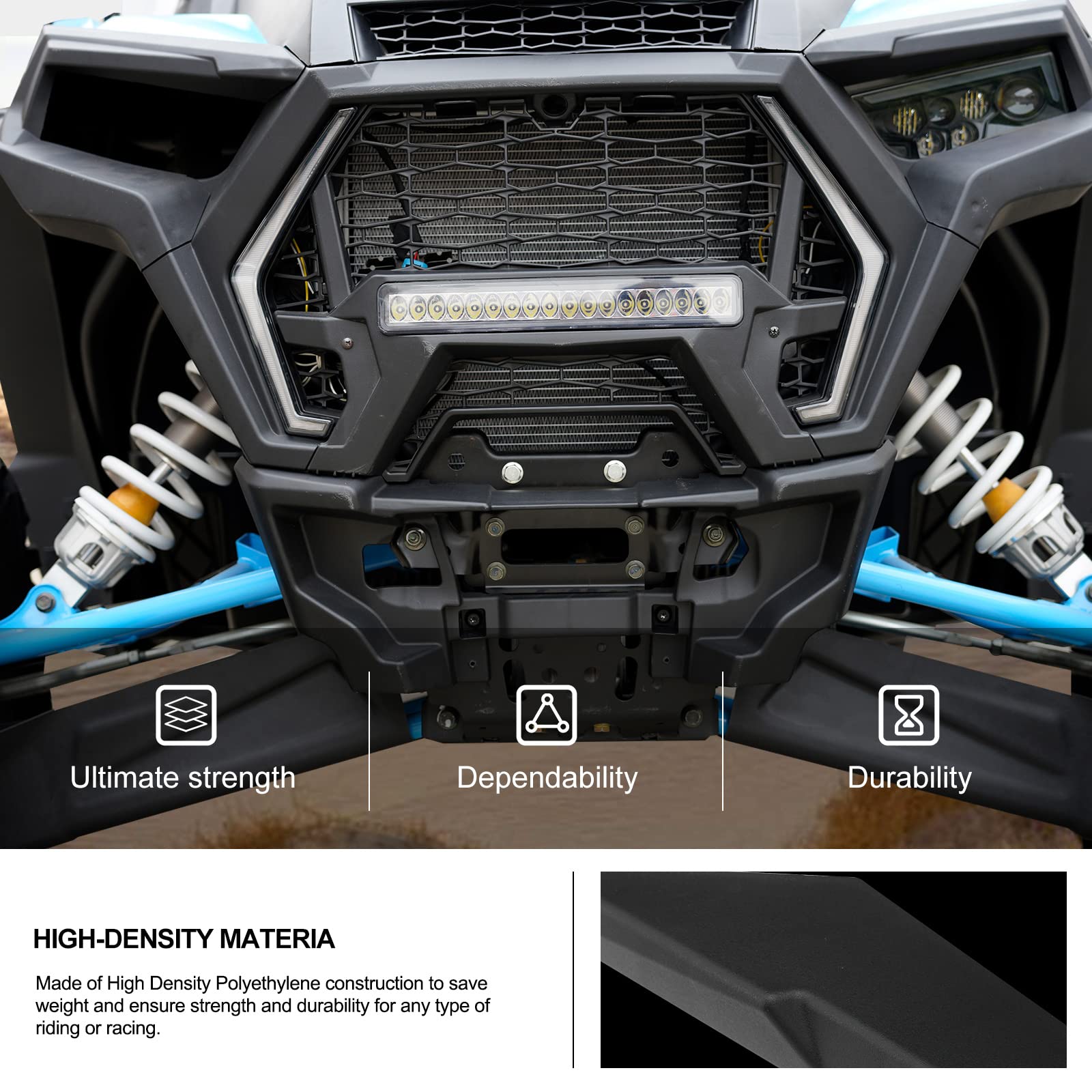 Amazon.com: KIWI MASTER Front Fascia for 2019-2023 Polaris RZR XP