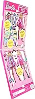Vista 4 de Barbie Sparkle - Juego de actividades magnéticas de 20 pulgadas con trajes para mezclar y combinar y calcomanías brillantes, juego creativo