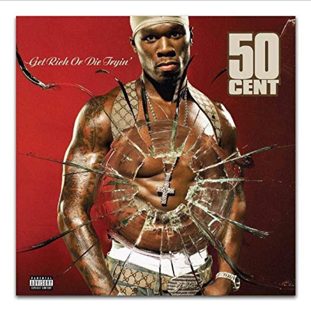 VGSD® Get Rich Or Die Tryin 50 Cent Rap Hip Hop Music Album Poster