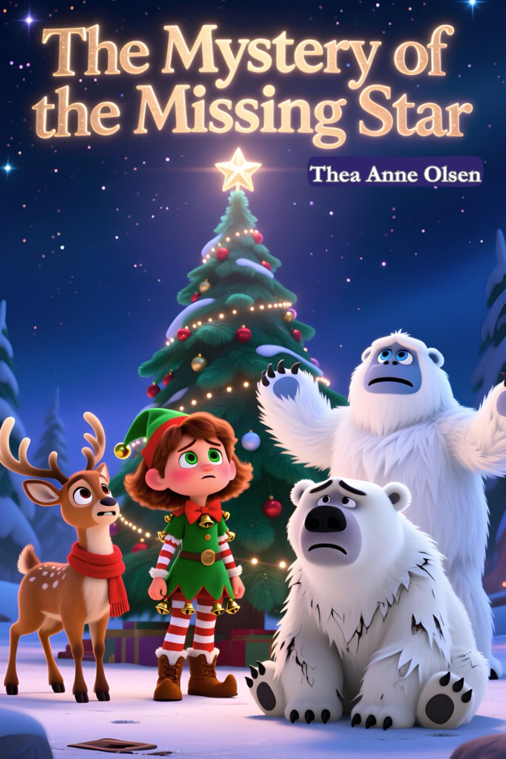 The Mystery of the Missing Star: Christmas Picture Book with Rhymes Perfect for Reading Aloud to Children Ages 4-10 Who Love Cozy Festive Adventures