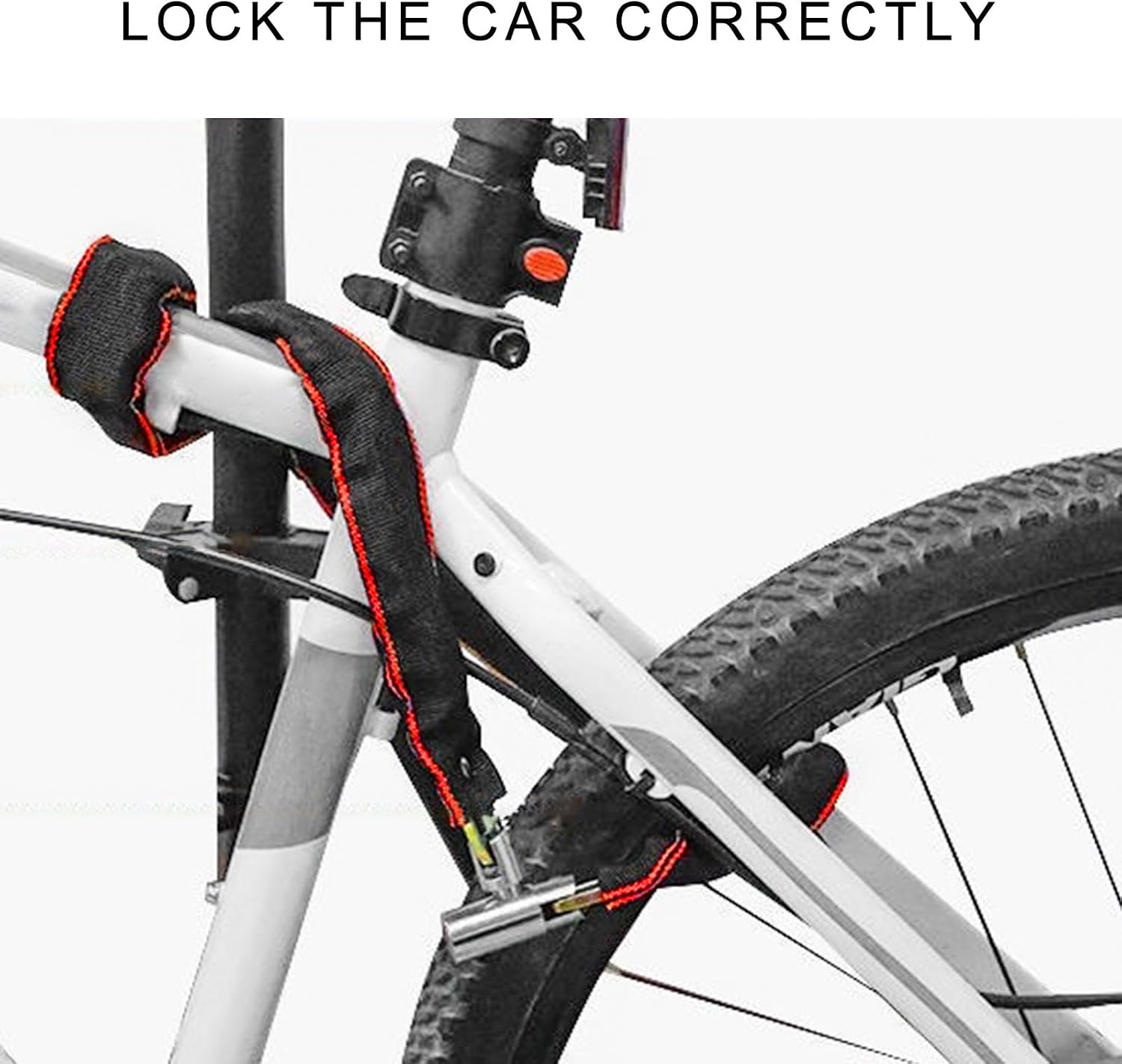 Bicycles Locks High Security Bike Chain with 2, Bicycles Heavy Duty Cycling Locks for Cycle, Motorcycle Mountain Bike Chain