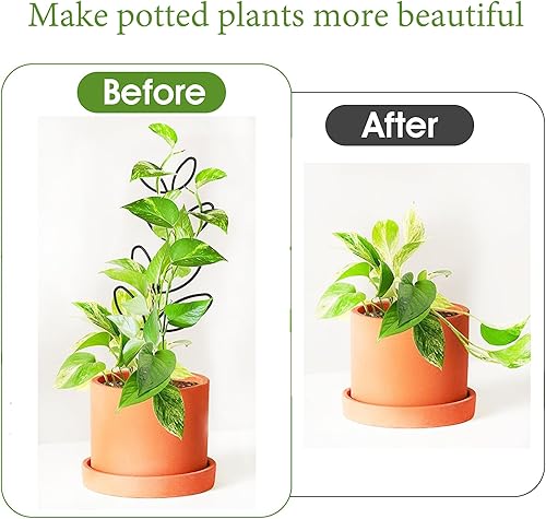 Enrejado para plantas en maceta, pequeño enrejado de jardín para macetas de interior, macetas de bricolaje al aire libre, macetas de soporte para