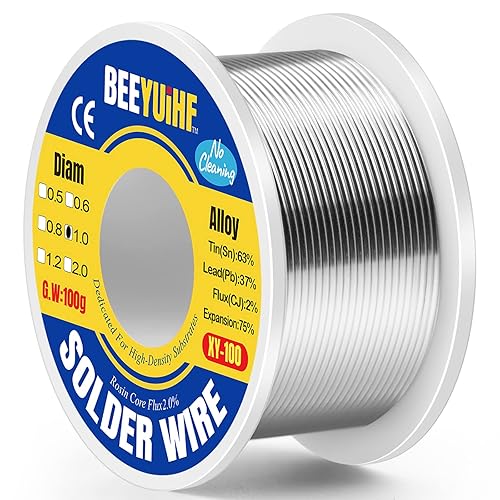 BEEYUIHF Cable de soldadura de plomo con núcleo de colofonia 63-37 cableado de soldadura 6337 cable de soldadura para soldadura eléctrica 0039