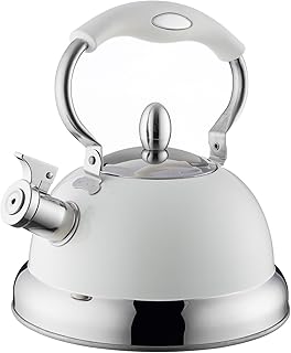 Typhoon Living Bouilloire en acier inoxydable, Acier inoxydable, crème, 22 x 22 x 24.5 cm